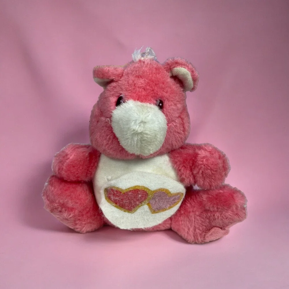 VNT 1984 American Greetings Sunshine And Love A Lot Care Bear Banks With Stopper